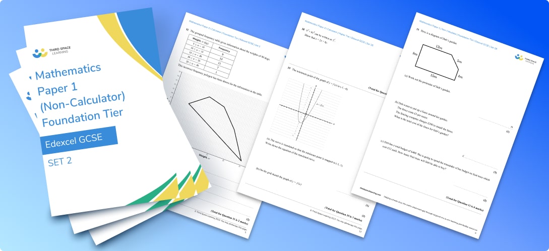 AQA Maths Foundation Papers: Set 1a (2022)