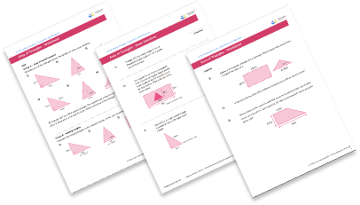 Area of a triangle worksheet