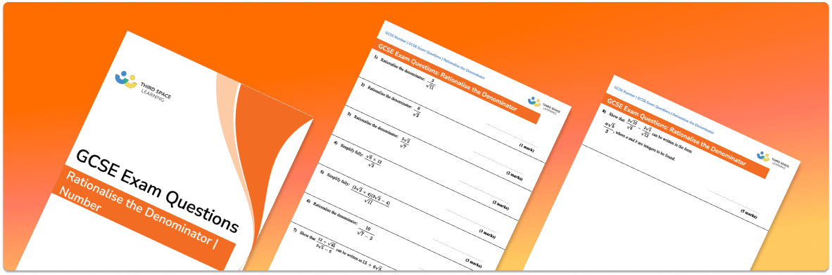 Rationalise The Denominator Exam Questions